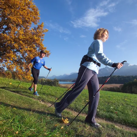 Nordic walking Lake Faaker See