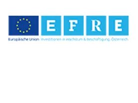 EU EFRE-Logo zur Förderung von Investitionen in Industrie und Beschäftigung in Österreich