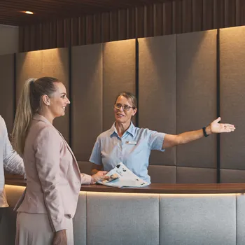 Rezeption Hotel Karnerhof