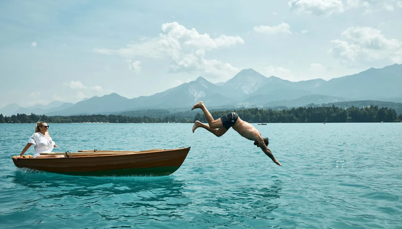 Boot fahren Faaker See