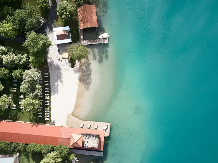 Private beach Hotel Karnerhof