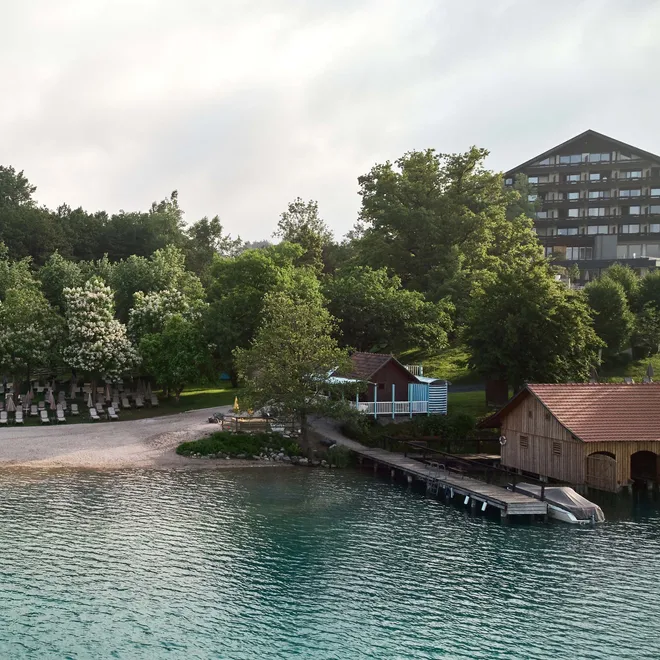 Private beach Hotel Karnerhof