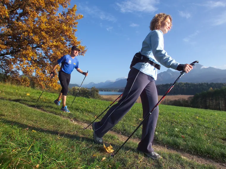 Nordic walking Lake Faaker See